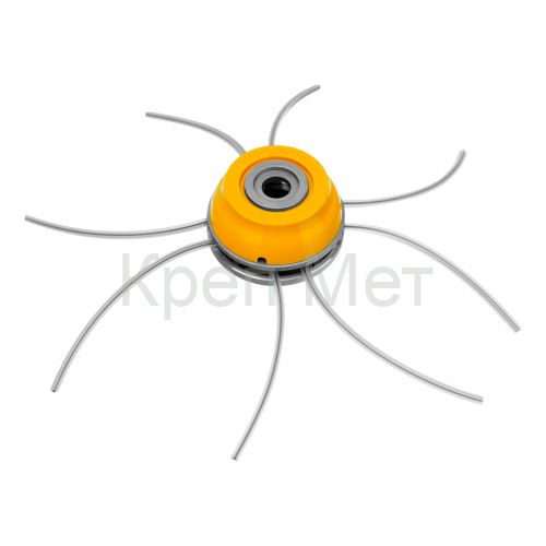 Головка триммерная универсальная, алюминиевый корпус, леска до 4 мм Denzel