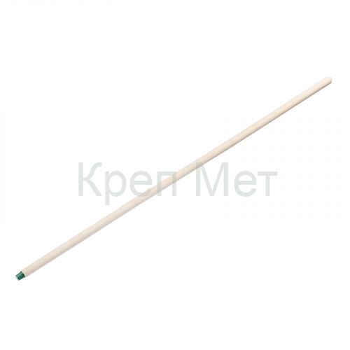 Черенок деревянный, 25 х 1200 мм, высший сорт, пластиковая резьба (подходит для метел, щеток)