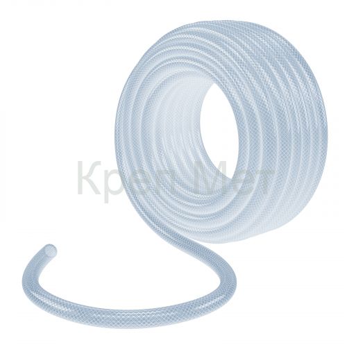 Шланг поливочный прозрачный армированный 3-х слойный, 1/2", 15 м Palisad