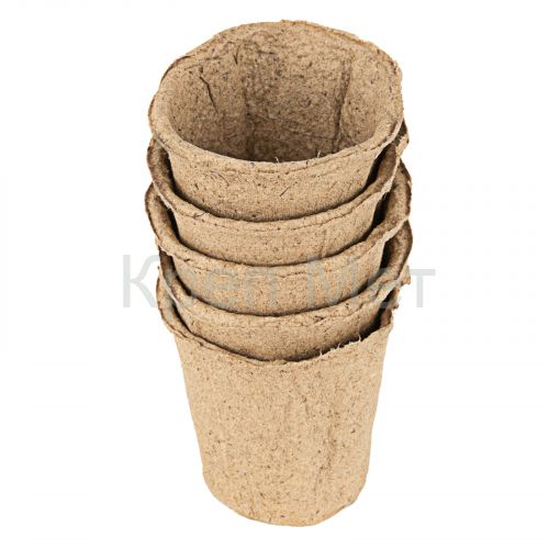 Горшочек для рассады, 60 х 60 мм, торфяной, 5 шт,
