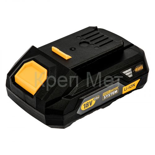 Батарея аккумуляторная B-18-2.0, Li-Ion, 18 В, 2,0 Ач Denzel
