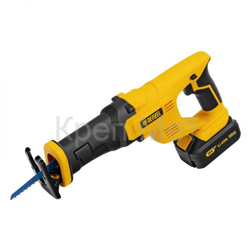 Пила сабельная аккумуляторная CRC-115, 18В Li-Ion Denzel