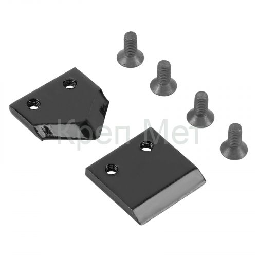 Нож шнека для грунта ER-100, диаметр 100 мм, комплект 2 шт Denzel