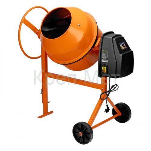 Бетоносмеситель БСЕ-120П, 120 л, 500 Вт, полиамидный венец Сибртех