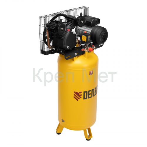 Компрессор воздушный BCV2200/100V, ременный привод , 2.3 кВт, 100 литров, 440 л/мин Denzel
