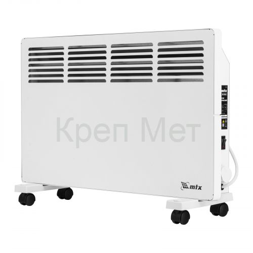 Конвектор электрический КМ-1500.2, 230 В, 1500 Вт, X-образный нагреватель, колеса, термостат MTX