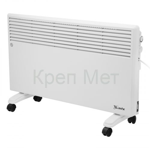 Конвектор электрический CH-2000, 2000 Вт, X-образный нагреватель, термостат, колеса  MTX