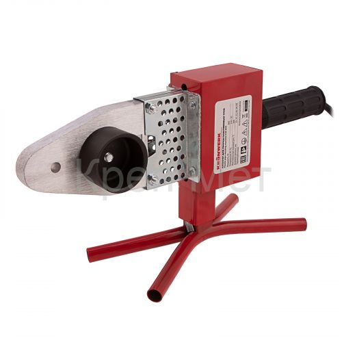 Аппарат для сварки пластиковых труб К W 800, 800 Вт, 300 °C, 20-25-32-40-50-63 мм, металлический кейс Kronwerk