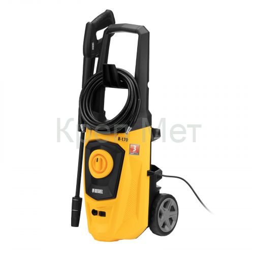 Моечная машина высокого давления R-170, 2000 Вт, 170 бар, 360 л/ч, колесная Denzel