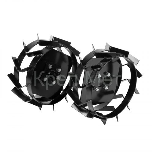 Грунтозацепы 380/160 мм, посадка круг 30 мм, комплект 2 шт Denzel