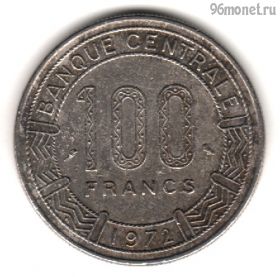 Конго 100 франков 1972
