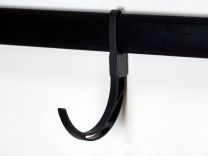 Большой J-образный крюк (алюминий) GSH52BK Чёрный