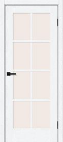 Межкомнатная Дверь ПЭТ Bravo Прима-11.1 White Silkwood / Magic Fog 600x2000мм (Полотно 1шт) / Браво.