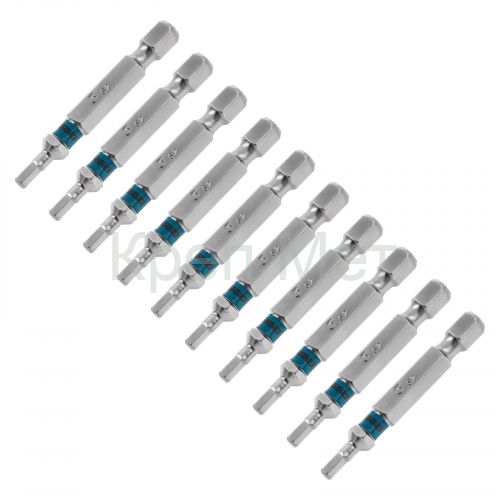 Бита HEX 3 х 50, сталь S2, 10 шт. Gross