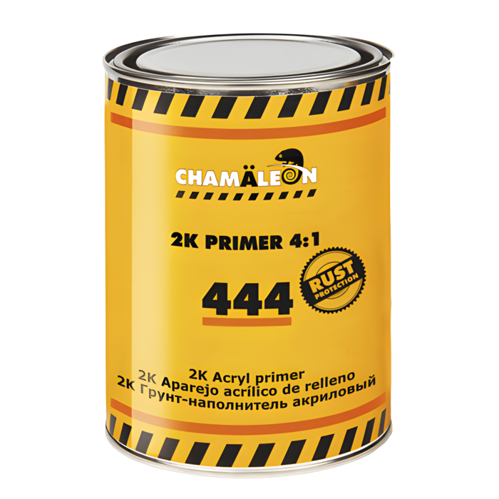Chamaeleon 2К Акриловый грунт-наполнитель 4+1 HS серый, объем 0,8л.