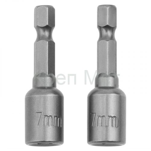Биты с торцевыми головками 7 мм, 45 мм, 2 шт. Matrix