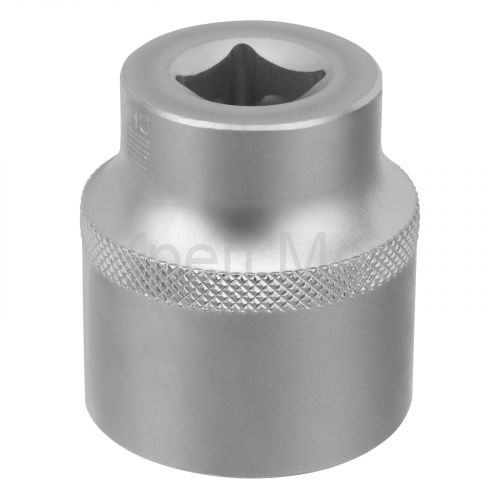 Головка торцевая, 30 мм, двенадцатигранная, CrV, под квадрат 1/2, хромированная Stels