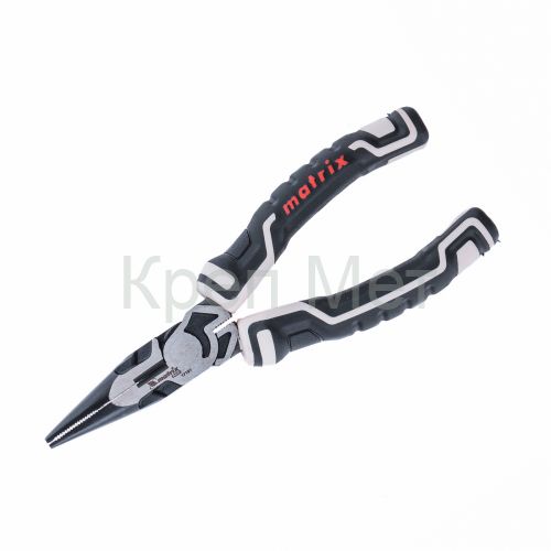 Длинногубцы прямые 165 мм, усиленная система, Pro Matrix