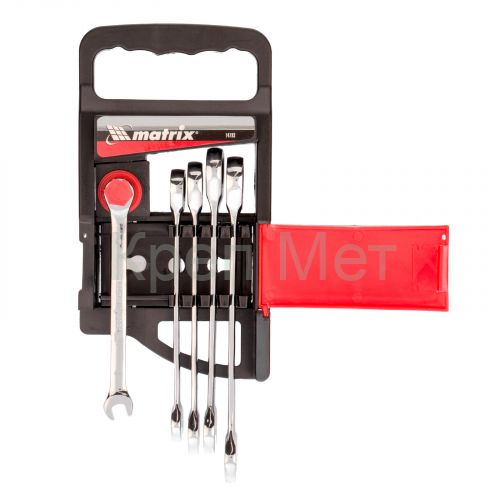 Набор ключей комбинированных, трещоточных 5 шт. Matrix
