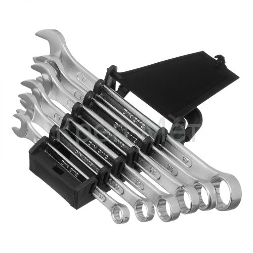 Набор ключей комбинированных, 8-17 мм, CrV, 6 шт Сибртех