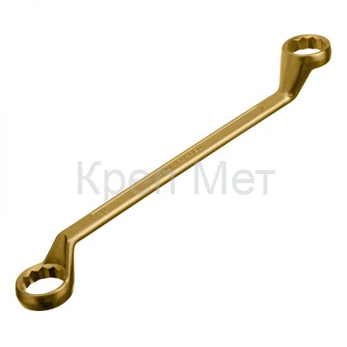 Ключ накидной, 30 х 32 мм, желтый цинк Сибртех