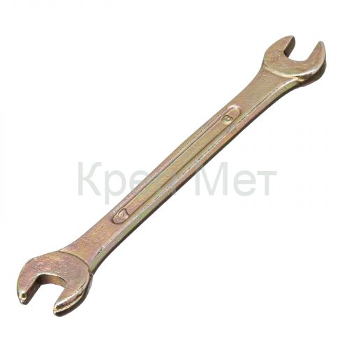 Ключ рожковый, 6 х 7 мм, желтый цинк Сибртех