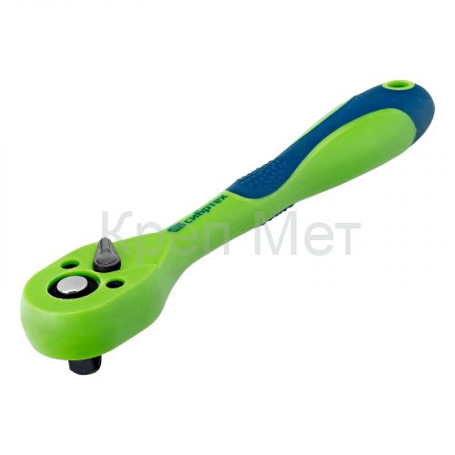 Ключ-трещотка 3/8", CrV, 72 зуба, с быстрым сбросом Сибртех
