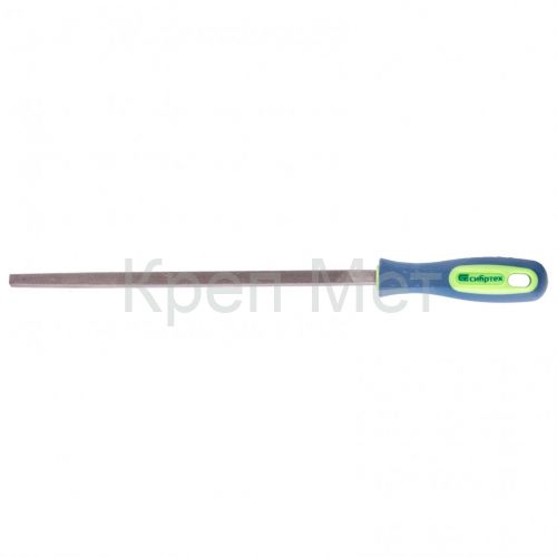 Напильник, 250 мм, квадратный, двухкомпонентная рукоятка, №2 Сибртех