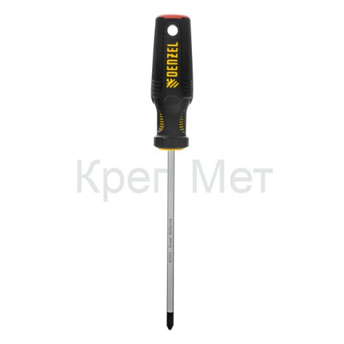 Отвертка, PH2х150 мм, S2, 3к рукоятка Denzel