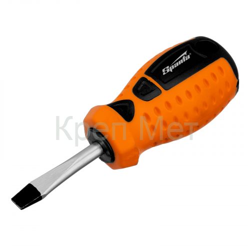 Отвертка "Point", SL6 х 38 мм, CrV, двухкомпонентная рукоятка Sparta