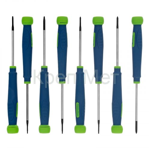 Набор отверток для точных работ универсальный, 8 шт, Crv Сибртех