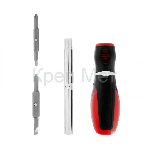 Отвертка комбинированная "Era", SL5/PH1, SL6/PH2, CrV, трехкомпонентная рукоятка Matrix