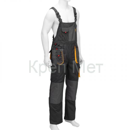 Полукомбинезон профессиональный рабочий, 65% полиэстер 35% хлопок, XXL Denzel