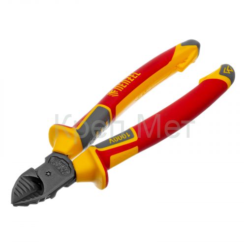 Бокорезы, диэлектрические рукоятки, до 1000 В, трехкомпонентные рукоятки, 180 мм Denzel