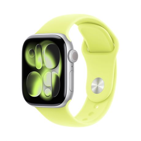 Apple Watch Series 11 Silver Aluminium Purple Fog Sport Band