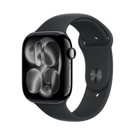 Apple Watch Series 11 Jet Black Aluminium Black Sport Band