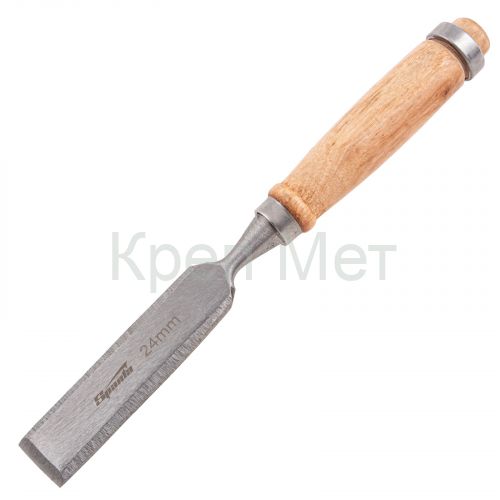 Долото-стамеска 24 мм, деревянная рукоятка Sparta