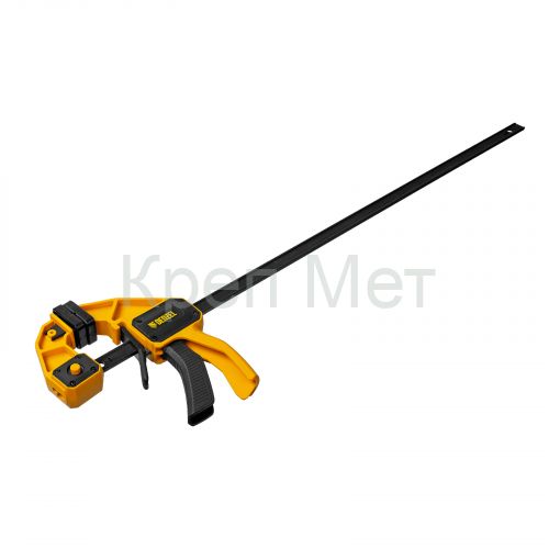 Струбцина F-образная, быстрозажимная, 600 х 80 мм, усиленный нейлоновый корпус Denzel