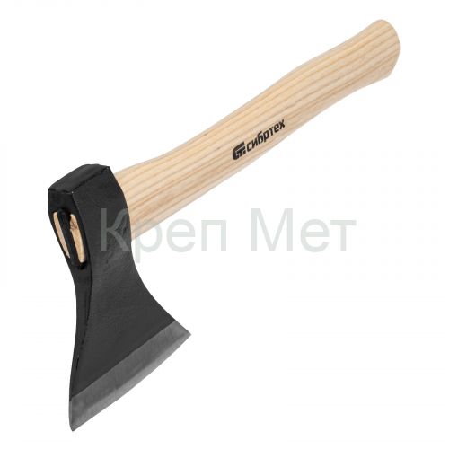 Топор ТП11-06, 600 г, в сборе, кованый, деревянное топорище Сибртех