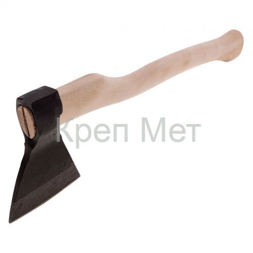 Топор кованный, в сборе, 890/1200 г, деревянное топорище, 500 мм, АО,
