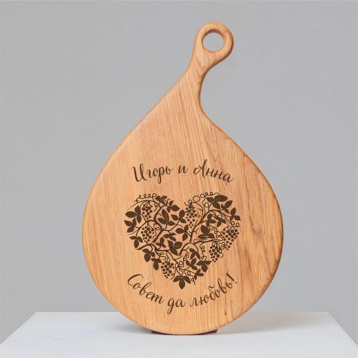 Доска "Совет да любовь", 27х42 см