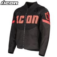 Мотокуртка Icon Contra 3 Hero, черно-красная