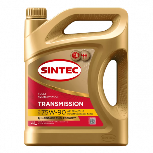 Sintec Transmission 75W-90 GL-4/GL-5, 4л
