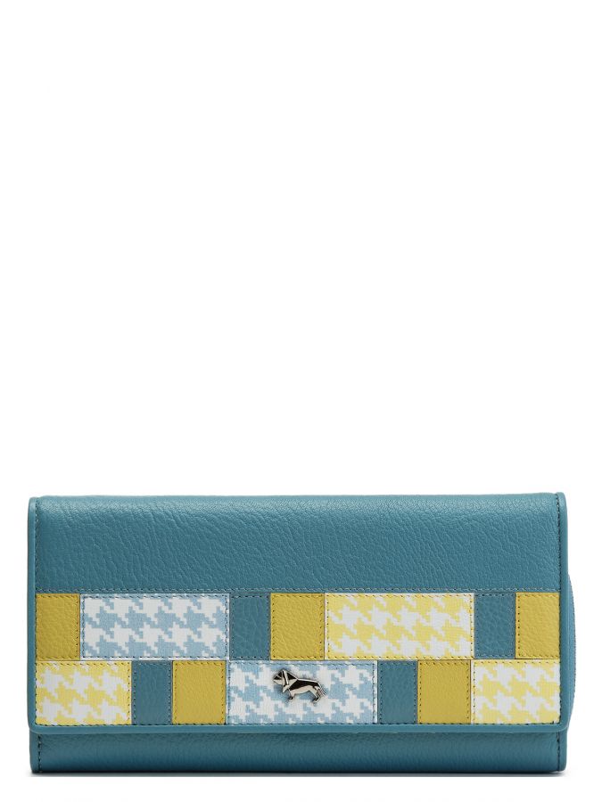 Кошелёк LABBRA L121-7071 l.blue/lemon Кошелёк LABBRA L121-7071 l.blue/lemon