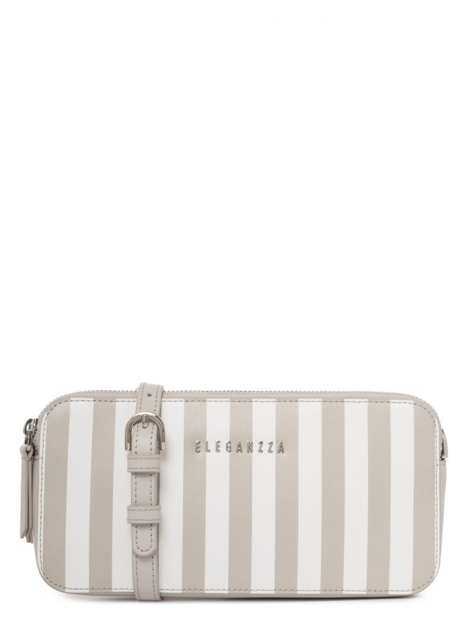 Сумка через плечо ELEGANZZA Z166-0609 grey smoke/white Сумка через плечо ELEGANZZA Z166-0609 grey smoke/white
