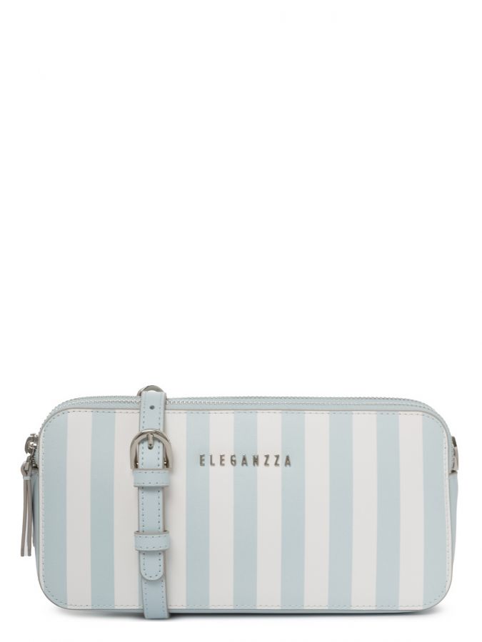 Сумка через плечо ELEGANZZA Z166-0609 pastel blue/white Сумка через плечо ELEGANZZA Z166-0609 pastel blue/white