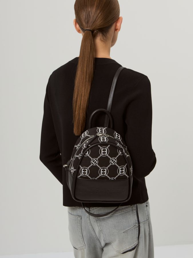 Рюкзак ELEGANZZA ZG-F3027-1 black/white Рюкзак ELEGANZZA ZG-F3027-1 black/white