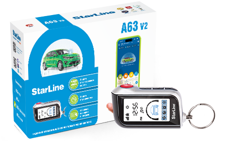 StarLine A63 v2 2CAN+2LIN ECO автосигнализация
