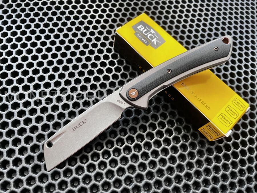 Нож BUCK HiLine сталь D2, рукоять G10/Aluminium