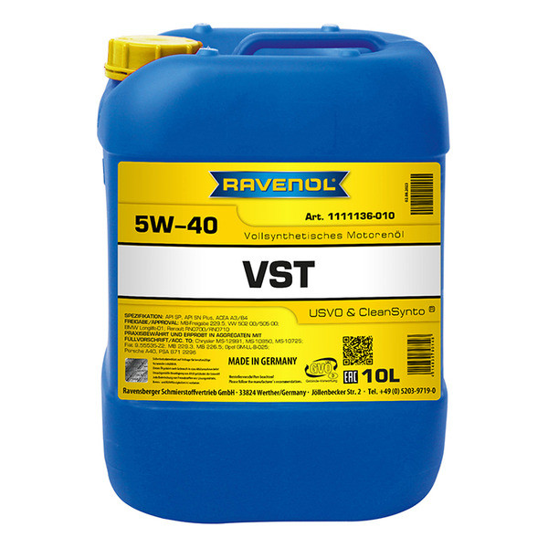 Ravenol VST 5W-40, 10л